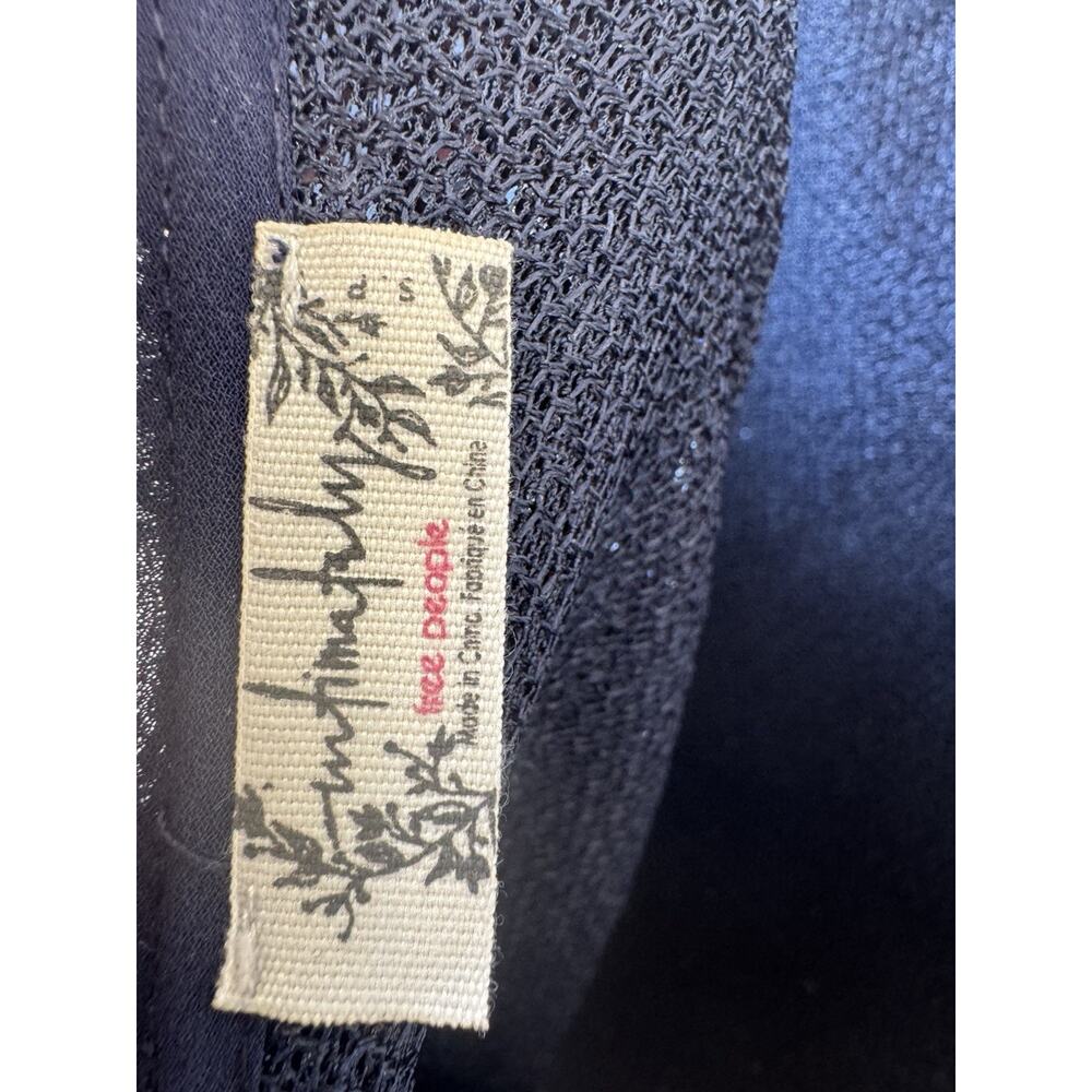 Intimately Free People Time Shine Sequin Mini Slip Dress Navy Blue Small Homco - Picture 5 of 9